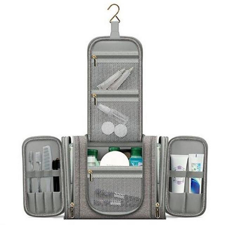 Wellpromotion Marca da appendere cosmetici da viaggio da toilette Borsa da toilette per il trucco impermeabile per le donne