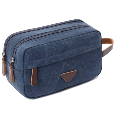 riutilizzabile nuovo design tela imballaggio cosmetico kit dopp borsa organizer borsa da viaggio da uomo borsa personalizzata unisex